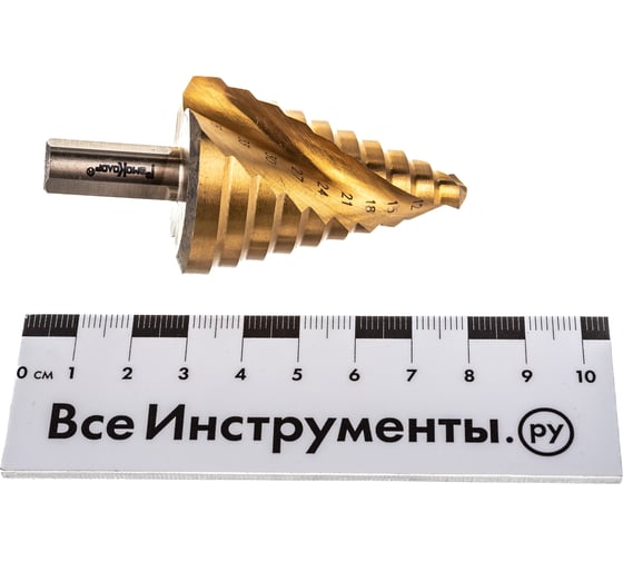 Сверло по металлу ступенчатое для отверстий (9-36 мм; HSS) РемоКолор 35-6-936