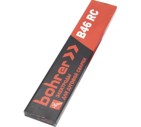 Электроды B46 RC (2.5 мм; 1 кг; рутил-целлюлозное покрытие) BOHRER 75251046