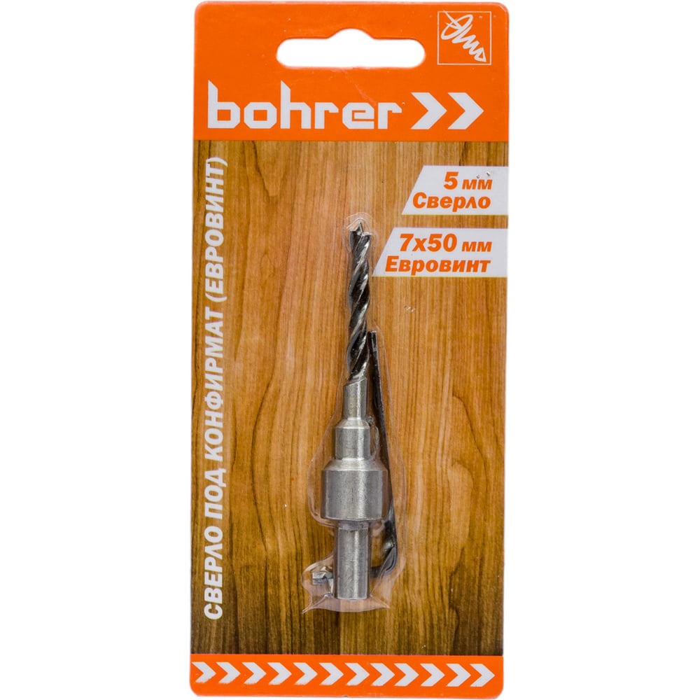 Сверло под конфирмат по дереву Евровинт (7х50 мм) BOHRER 31710750 ...