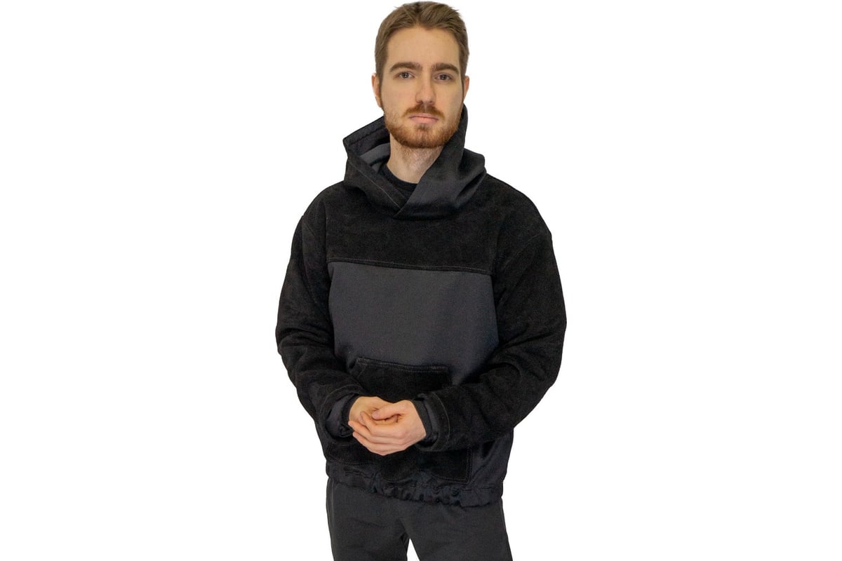 Куртка сварщика - аргонщика КСМ комбинированная, с защитным капюшоном ...