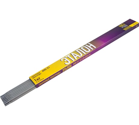 Электроды сварочные ООО "НЗСЭ" АНО-21 4 мм, 1 кг, картон эталон 7930095130616