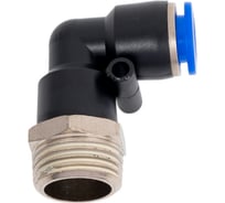 Фитинг угловой для пластиковых трубок Partner 10мм, с наружной резьбой 1/2 PA-SPL10-04(9333)