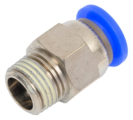 Фитинг для пластиковых трубок Partner 6мм, с наружной резьбой 1/8 PA-SPC06-01(9314)