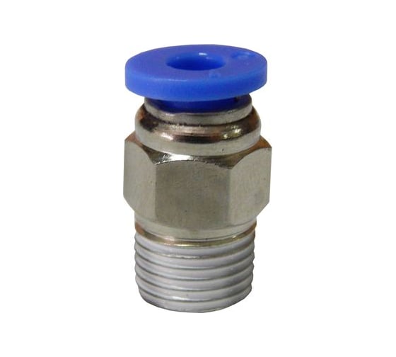 Фитинг для пластиковых трубок Partner 6мм, с наружной резьбой 1/8 PA-SPC06-01(9314)
