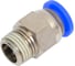 Фитинг для пластиковых трубок Partner 6мм, с наружной резьбой 1/8 PA-SPC06-01(9314) 1