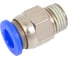 Фитинг для пластиковых трубок Partner 6мм, с наружной резьбой 1/8 PA-SPC06-01(9314) 2