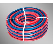 Рукав спаренный YILDIZ красный/синий, пропан/ацетилен/кислород, 6.0 мм, 40м Н0631-40