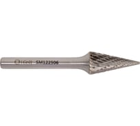 Бор-фреза твердосплавная iGrit SМ 12x25x6 мм, DOUBLE CUT SМ122506