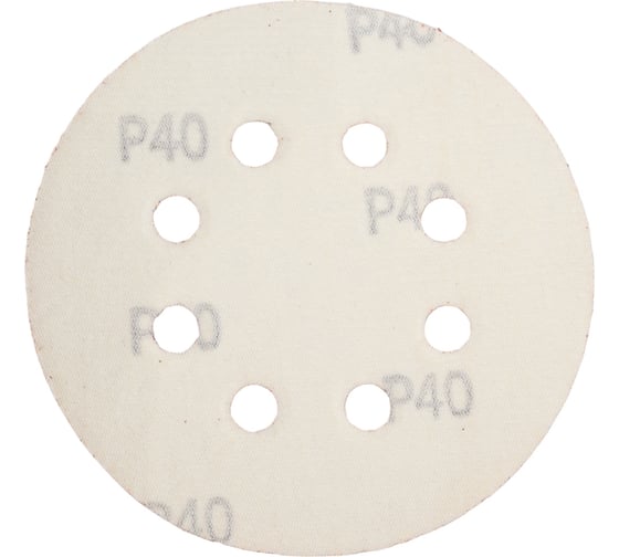 Диск шлифовальный (5 шт; 125 мм; Р40; 8 отверстий; Velcro) Flexione 50000295