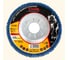 Круг лепестковый торцевой TIGER ABRASIVE IRON NORMAL на металлической чашке, 125x22 мм, P100 00-00000429 1