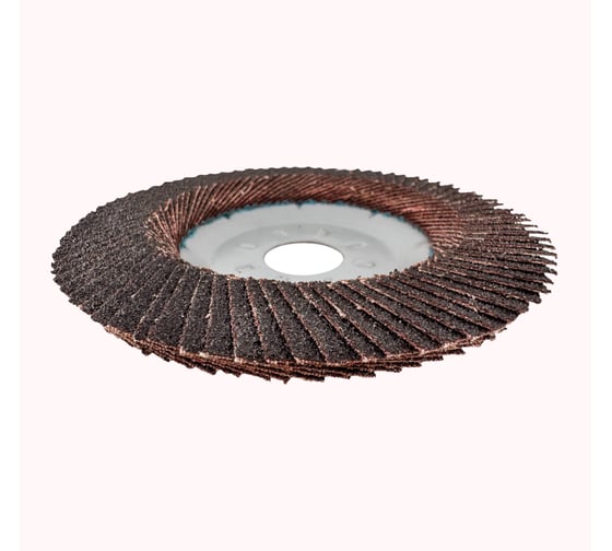 Круг лепестковый торцевой TIGER ABRASIVE IRON NORMAL на металлической чашке, 125x22 мм, P40 00-00000428