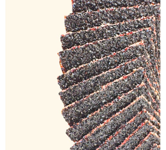 Круг лепестковый торцевой TIGER ABRASIVE IRON NORMAL на металлической чашке, 125x22 мм, P40 00-00000428