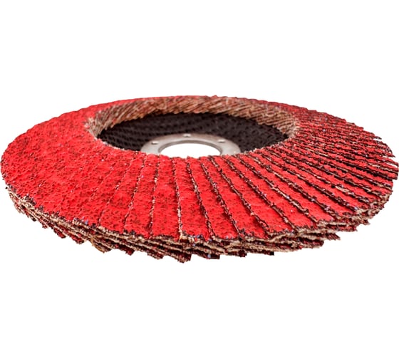 Круг лепестковый торцевой конический TIGER ABRASIVE SPECIAL CERAMICS керамика, 125x22 мм, P40 00-00001153
