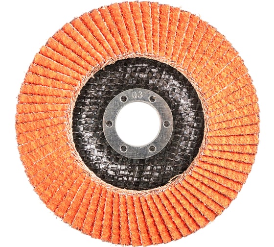 Круг лепестковый торцевой конический TIGER ABRASIVE SPECIAL CERAMICS керамика, 125x22 мм, P60 00-00001142