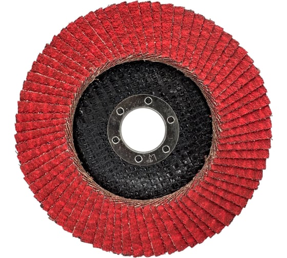 Круг лепестковый торцевой конический TIGER ABRASIVE SPECIAL CERAMICS керамика, 125x22 мм, P60 00-00001142