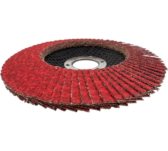 Круг лепестковый торцевой конический TIGER ABRASIVE SPECIAL CERAMICS керамика, 125x22 мм, P60 00-00001142