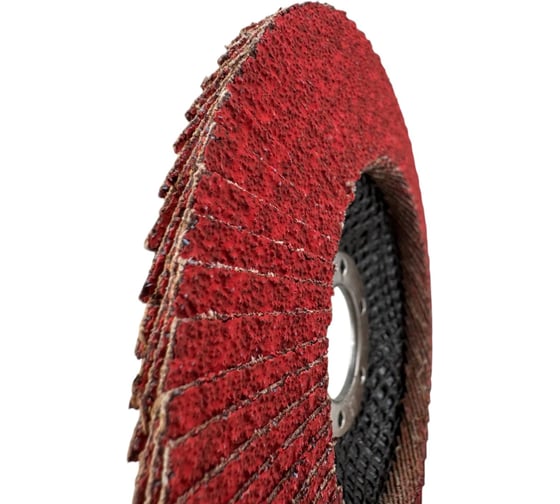 Круг лепестковый торцевой конический TIGER ABRASIVE SPECIAL CERAMICS керамика, 125x22 мм, P60 00-00001142