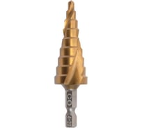 Сверло ступенчатое винтовое WOLFSTAR Р6М5К5 цх, 4-20 мм, с 3-я гранями, 8 мм dm60420