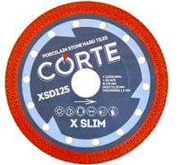 Диск алмазный по керамограниту CORTE X SLIM 125х1.2х22.2 мм XSD125