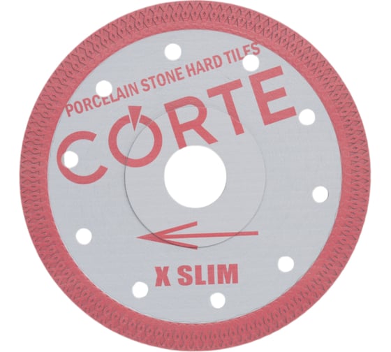 Диск алмазный по керамограниту CORTE X SLIM 125х1.2х22.2 мм XSD125