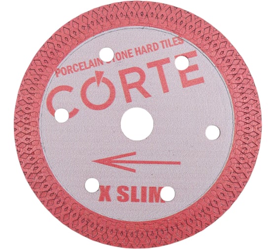 Диск алмазный для мини УШМ по керамограниту CORTE X SLIM 76х1.2х10 мм XSD76