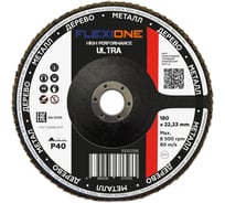 Круг лепестковый конический Flexione Ultra 180x22мм, Р40 10000398