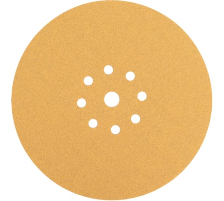 Шлифовальный круг на липучке 225мм, 9 отв., Р120 Gigant G-10222