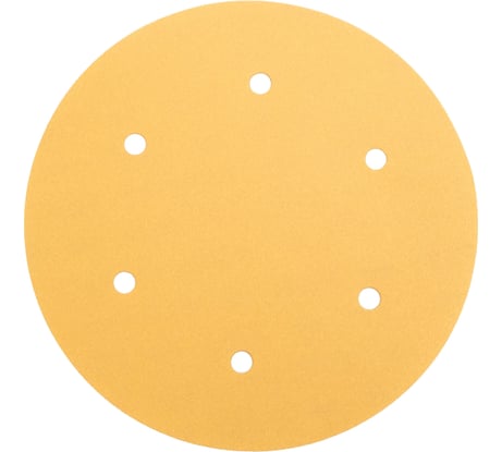 Шлифовальный круг на липучке 225мм, 6 отв., Р240 Gigant G-102274
