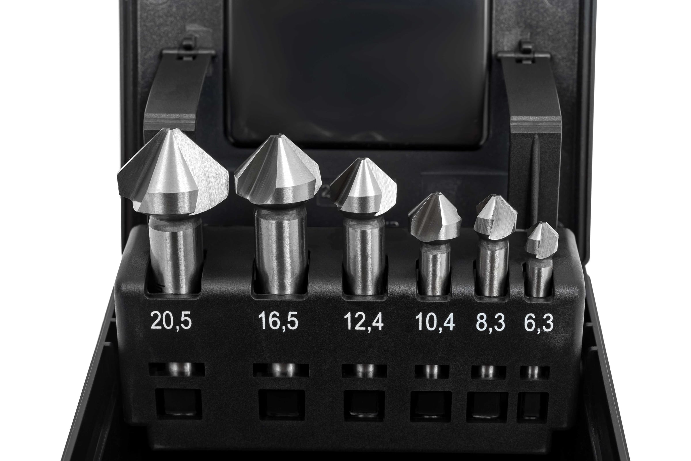 Набор зенковок 90 гр. 6.3-20.5 мм HSS-G 6шт. Inforce 11-01-421