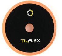 Круг полировочный с отверстием TILFLEX 150 мм, оранжевый, средней жесткости, толщина 25 мм TL57