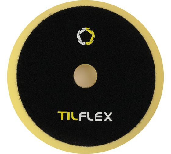 Круг полировочный с отверстием TILFLEX 150 мм, желтый, средний мягкости, толщина 25 мм TL58 1