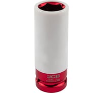 Головка глубокая JCB 1/2, 21 мм с пластиковым защитным кожухом для литых дисков JCB-4458521C(59526)