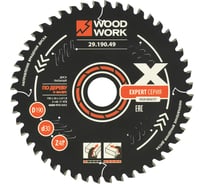 Диск пильный WOODWORK Эксперт 190x2.4/1.6x30 мм, Z=48 A=-5 ATB=15 29.190.49