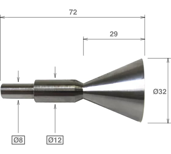 Конус центрирующий для фрезера WOODWORK RBU-032