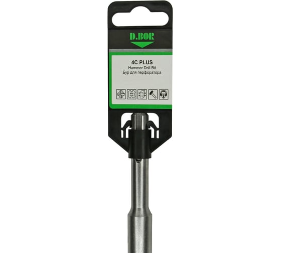 Бур D.BOR SDS-plus 4C PLUS 12х300/360 мм, 4-cutting D-4PD12L0360