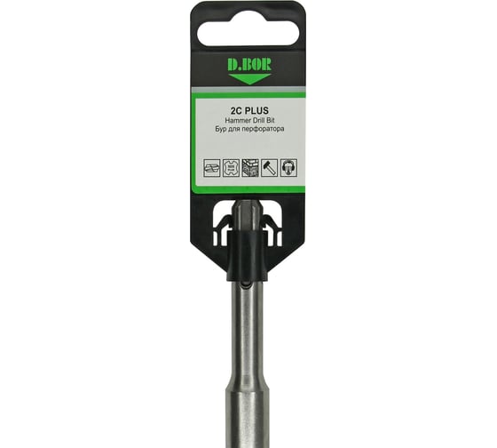 Бур D.BOR SDS-plus 2C PLUS 10х940/1000 мм, 2-cutting D-2PD10L1000