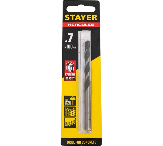 Сверло по бетону Professional Hercules (7х100 мм) STAYER 2915-100-07_z01 1