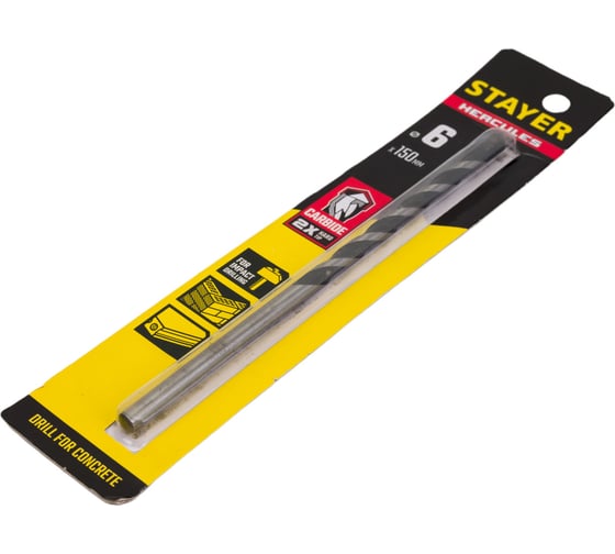 Сверло по бетону Professional Hercules (6х150 мм) STAYER 2915-150-06_z01