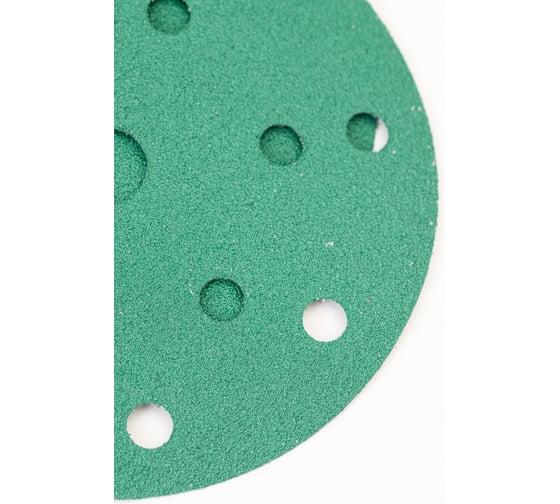 Абразивный круг TILFLEX GREEN Film 150 мм, P40, 15 отверстий, на липучке, 10 шт TL41-040/10