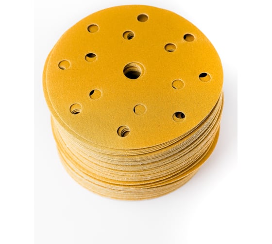 Абразивный круг TILFLEX  150 mm P040 15 отверстий на липучке (100 шт. в коробке) TL64-040/100