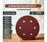 Шлифовальные круги 225 мм для жирафа, 6 отверстий Р60-P600, 11 штук, Vitatools R-225-P60-P600-11-6 2