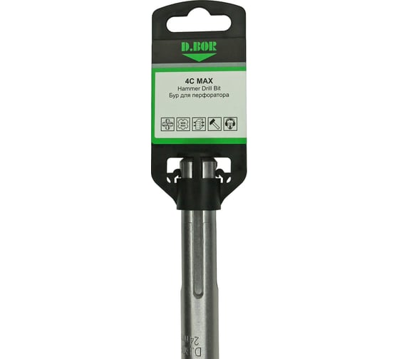 Бур D.BOR SDS-max 4C MAX 18х1200/1340 мм, 4-cutting D-4MD18L1340