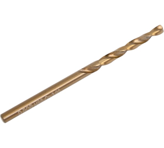Сверло по металлу D.BOR COBALT 5, HSS-Co, DIN 338 3.0х33/61 мм, 10 шт D-TD-338-CO5-030-10