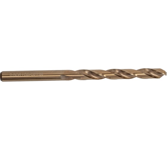 Сверло по металлу D.BOR COBALT 5, HSS-Co, DIN 338 7.0х69/109 мм, 10 шт D-TD-338-CO5-070-10