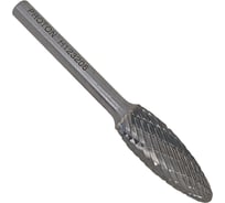 Бор-фреза PROTON твердосплавная пламевидная 12x3х32x45R, тип H, (D12 хв.6) УТ-00000734