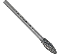 Бор-фреза PROTON твердосплавная пламевидная 05x3х13x38R, тип H, (D 5 хв.3), УТ-00000737