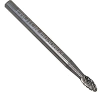 Бор-фреза PROTON твердосплавная пламевидная 03x3х6x32R, тип H, (D 3 хв.3) УТ-00000738