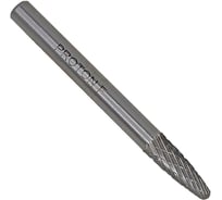 Борфреза PROTON твердосплавная параболическая 6х6х18х45R тип F D 6 хв.6 УТ-00000765