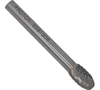 Бор-фреза PROTON твердосплавная овальная 8x6х13x45R, тип E, (D 8 хв.6) УТ-00000771