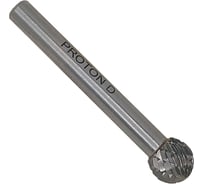 Бор-фреза PROTON твердосплавная сферическая 10x6х9x45R, тип D, (D 10 хв.6) УТ-00000788